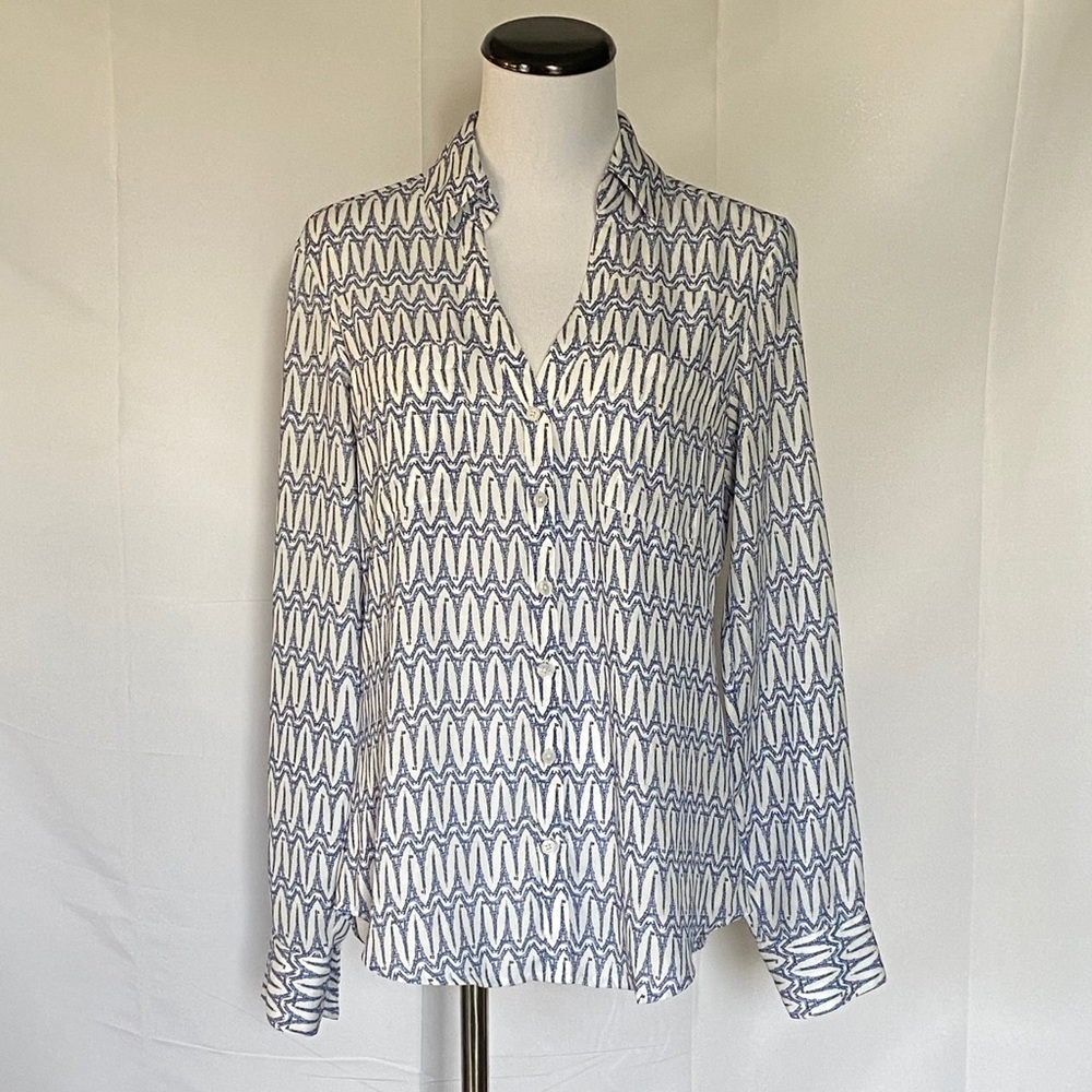 The Portofino Shirt by Express Eiffel Tower print Size XS Novelty print